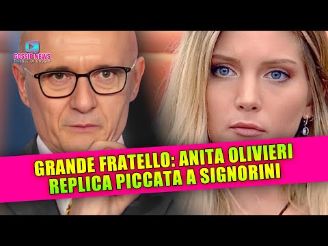 Grande Fratello: Anita Replica Piccata a Signorini!