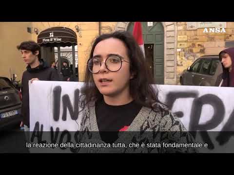 Universita’, gli studenti davanti al Crui: “Grande solidarieta’ da Pisa dopo manganellate”
