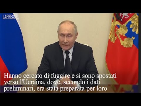 Putin: «I terroristi arrestati tentavano di raggiungere l’Ucraina»