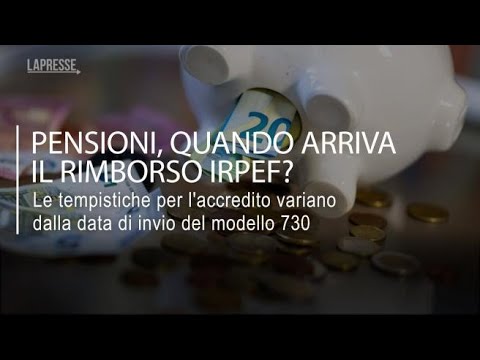 PENSIONI, QUANDO ARRIVA RIMBORSO IRPEF?