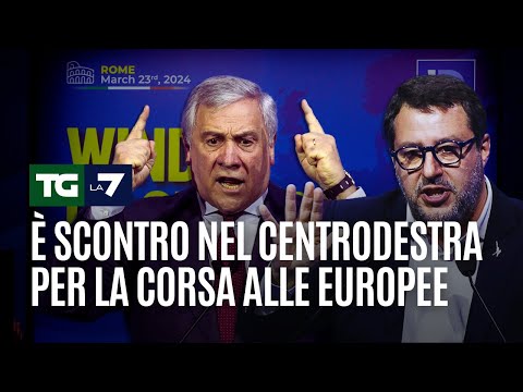 È scontro nel centrodestra per la corsa alle europee