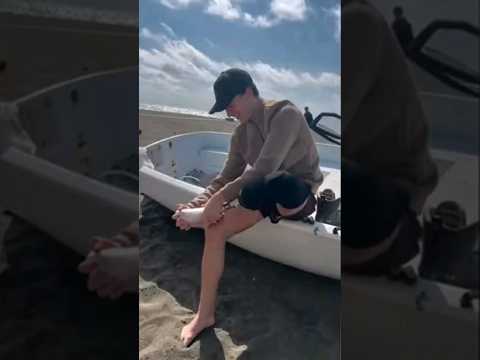 Il ritorno al surf di Matteo Mariotti dopo il morso dello squalo #shorts #news