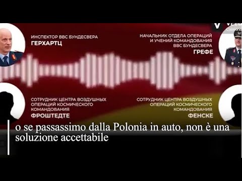 Alti ufficiali tedeschi al telefono parlano di un  possibile attacco al ponte della Crimea