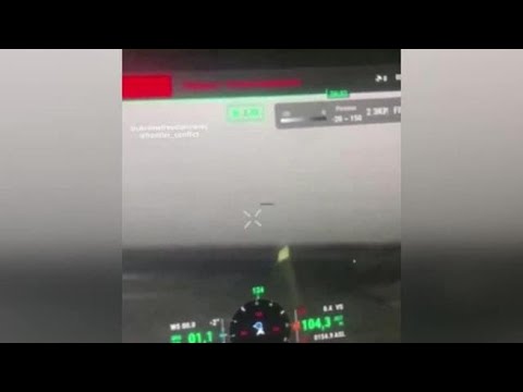 Drone ucraino avvista in cielo un oggetto non identificato