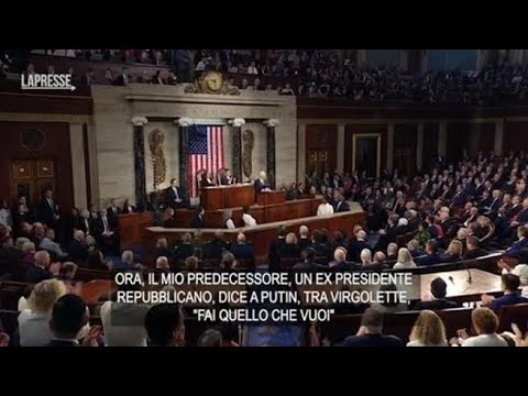 Biden menziona il suo “predecessore” 13 volte nel discorso sullo stato dell’Unione