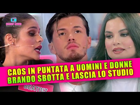 Caos in Puntata a Uomini e Donne: Brando Sbotta e Lascia Lo Studio!