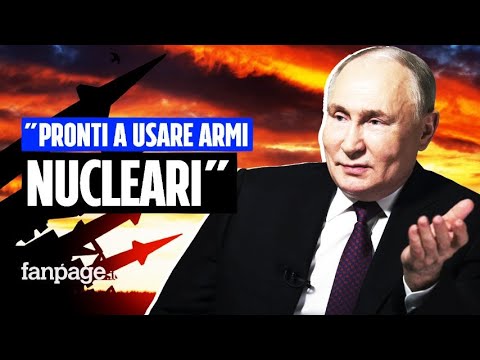 Il presidente russo Putin: “Pronti a usare armi nucleari se nostra sovranità sarà minacciata”
