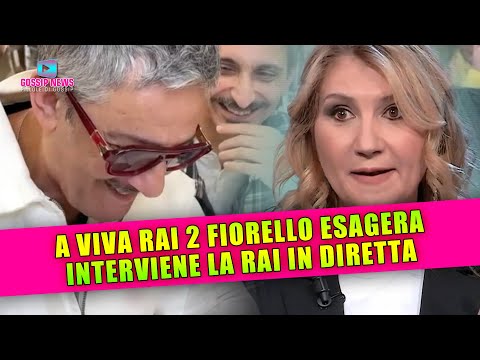 A Viva Rai2 Fiorello Esagera: La Rai Interviene In Diretta!