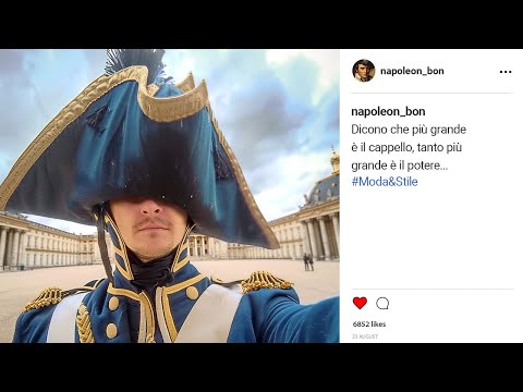 Come Sarebbe la Storia Se Fosse Pubblicata su Instagram