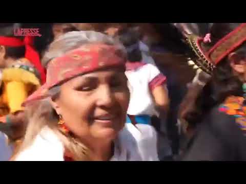 La suggestiva cerimonia in Messico per celebrare la Giornata della Terra