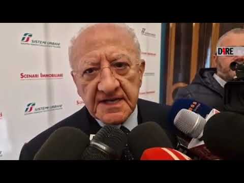 25 aprile, De Luca: «Meloni riconosca la vergogna del fascismo»