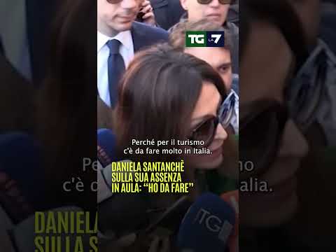 Daniela #Santanchè sulla sua assenza in Aula: “Ho da fare”