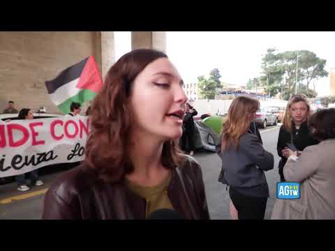Roma, gli studenti occupano con le tende l’università La Sapienza contro la guerra a Gaza