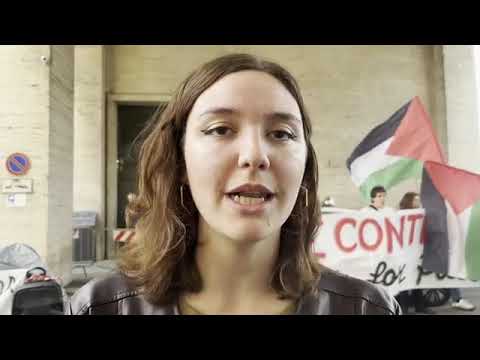 Gli studenti occupano con le tende l’ingresso del rettorato: «Basta legami con chi firma il gen…