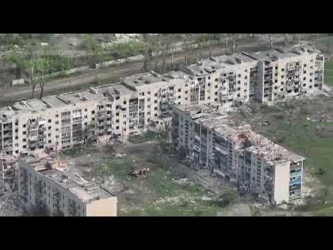 Ucraina, la distruzione della città di Chasiv Yar