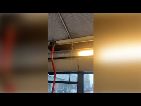 Maltempo a Roma, allerta gialla, «Pioggia anche nell’autobus Atac linea 38»