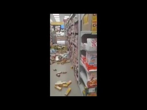 Pozzuoli, il terremoto rovescia tutto alla Conad