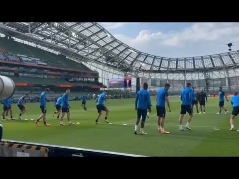 Atalanta a Dublino, l’allenamento all’Aviva Stadium