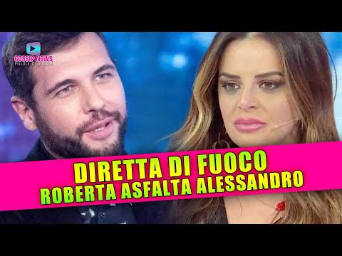 Uomini e Donne, Diretta di Fuoco: Roberta Di Padua Asfalta Alessandro Vicinanza!