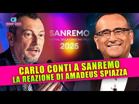 Carlo Conti a Sanremo: La Reazione di Amadeus Spiazza!
