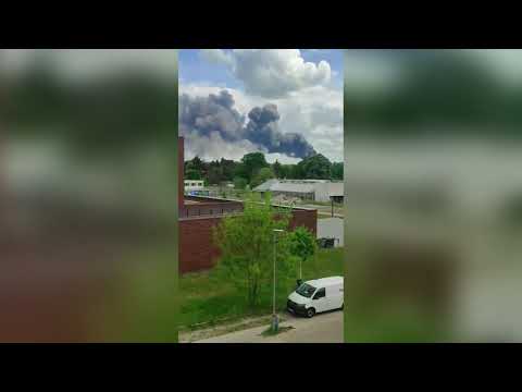 Incendio in una fabbrica militare a Berlino