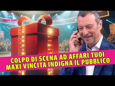 Affari Tuoi Shock: La Maxi Vincita Indigna il Pubblico!