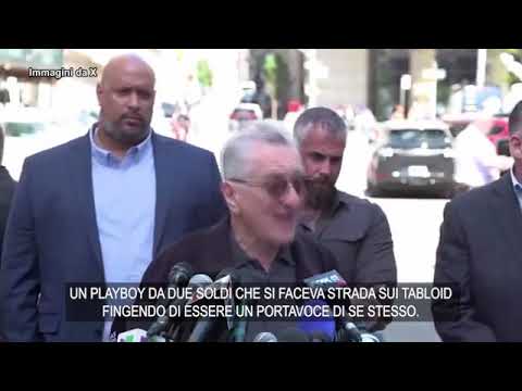 Usa, De Niro attacca Trump: «Vuole distruggere il mondo»