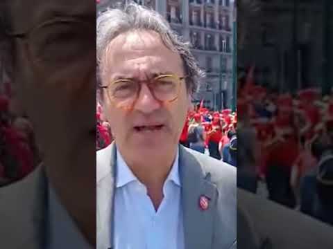 Bonelli dei Verdi in piazza a Napoli: «No al mercimonio tra Salvini e Meloni» #shorts #news