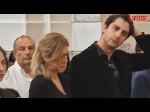 Palermo, Francesca Donato ai funerali del marito Angelo Onorato