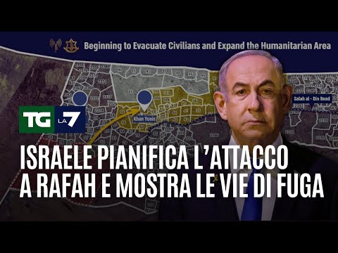 Israele pianifica l’attacco a Rafah e mostra le vie di fuga