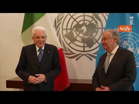 Mattarella al segretario ONU Guterres: “Italia ha fiducia nelle Nazioni Unite”