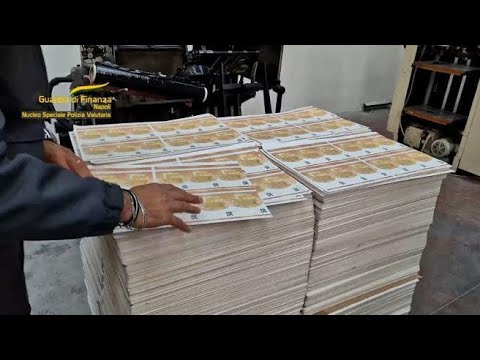 Scoperta stamperia clandestina a Ponticelli, sequestrate banconote contraffatte per un valore d…