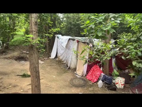 Roma, capanne e rifiuti nella riserva naturale di Monte Mario