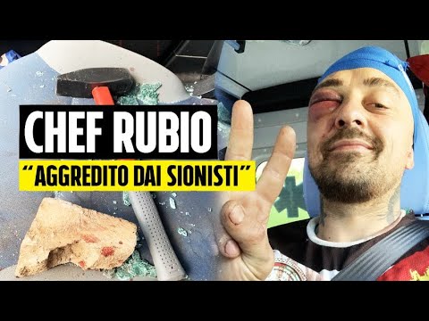 Chef Rubio aggredito fuori dalla sua abitazione: “Sono stati i sionisti”