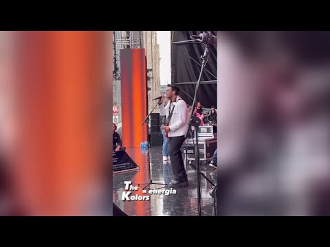 Mahmood, The Kolors, Emma: a Milano tutti a provare sotto la pioggia