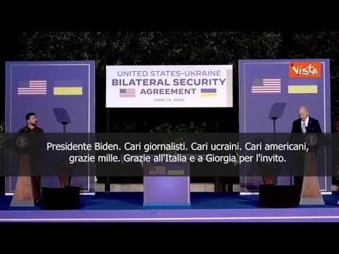 Zelensky: “Grazie a Meloni per l’invito al G7”