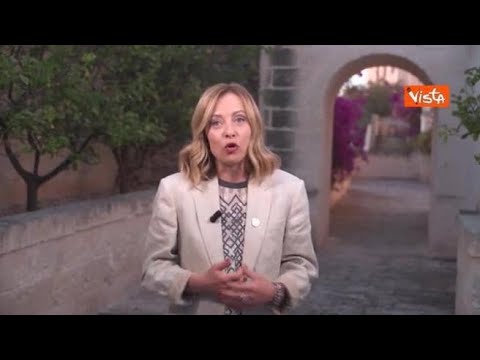 G7, Meloni: “Orgogliosa di come l’Italia ha tracciato la rotta”