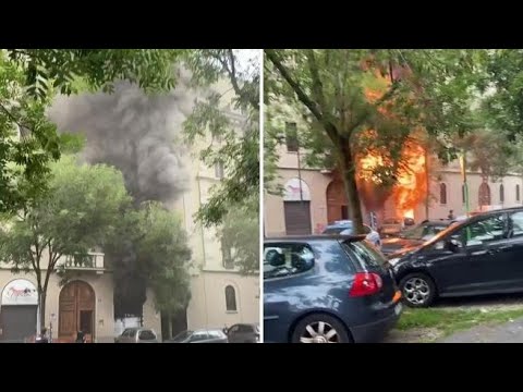 Incendio Milano