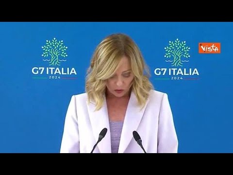G7, Meloni: “Ringrazio Joe, Emmanuel, Rishi, Olaf, Justin, Fumio, Ursula e Charles”