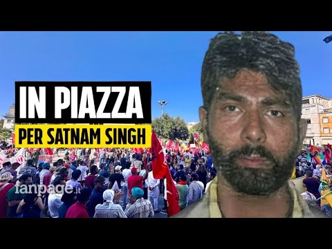 A Latina migliaia in piazza per Satnam Singh: “Lavoratori, alzate la voce pure se state in nero”