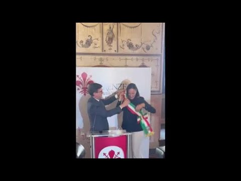 Firenze, il passaggio di consegne tra Dario Nardella e Sara Funaro