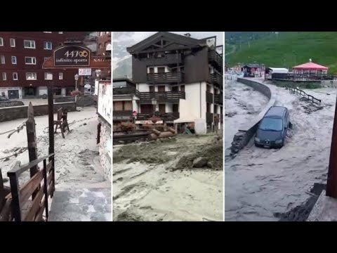 La situazione a Cervinia isolata