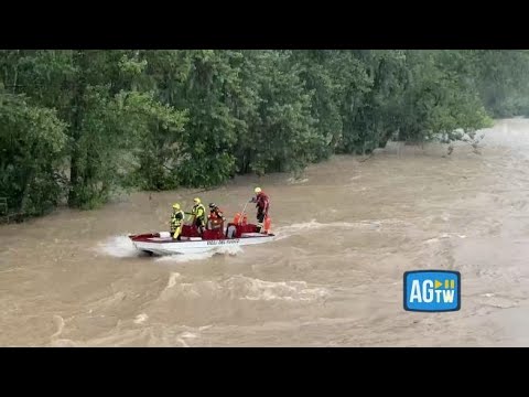 Tre dispersi nel Natisone, le operazioni di ricerca dei Vigili del Fuoco