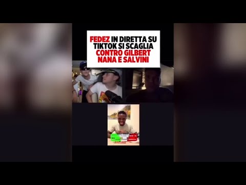 Nuovo botta e risposta Fedez-Salvini (con Gilbert Nana in mezzo)