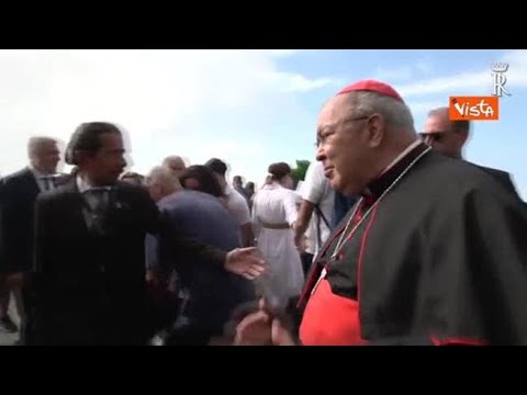 Il Presidente della Repubblica Mattarella visita la statua del Cristo Redentore a Rio de Janeiro