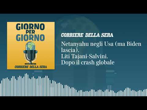Israele contrattacca. Tajani e Salvini litigano. Il crash globale spaventa