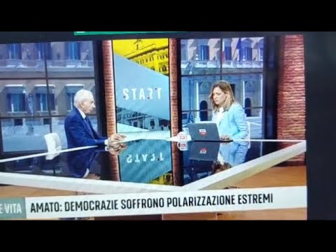 Giuliano Amato alla giornalista di Start