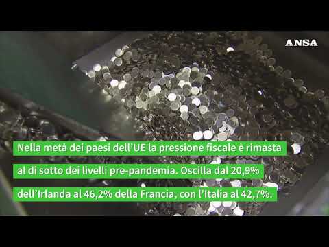 Calano le tasse in Ue, nel 2022 in Italia al 42,7%