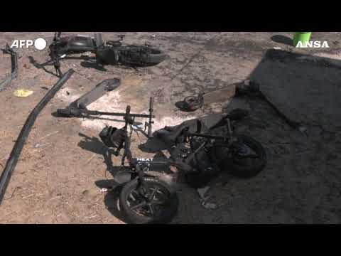 Israele, il campo da calcio di Majdal Shams dopo l’attacco dal Libano