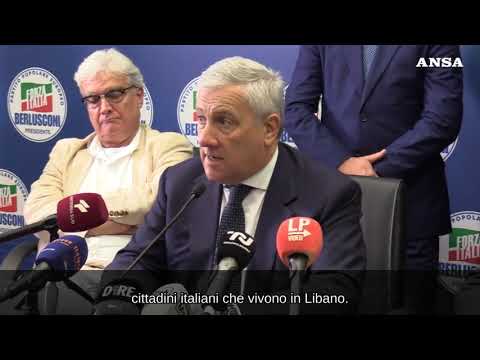 Tajani: “Siamo preoccupati da rischio escalation tra Israele e Libano”